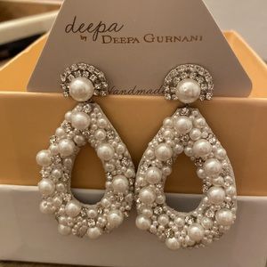 DEEPA by DEEPA GURNANI Arabella EARRINGS - Ivory
